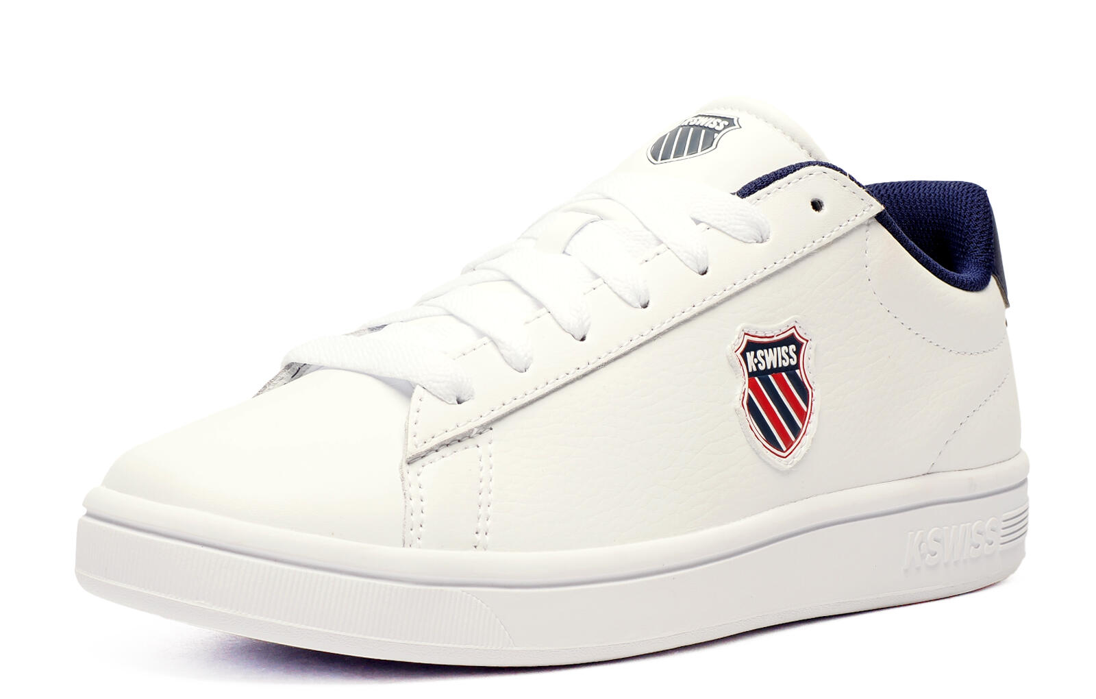 Men's Court Athletics Trainers - Leather/Synthetic - Court Shield II - White 2/5