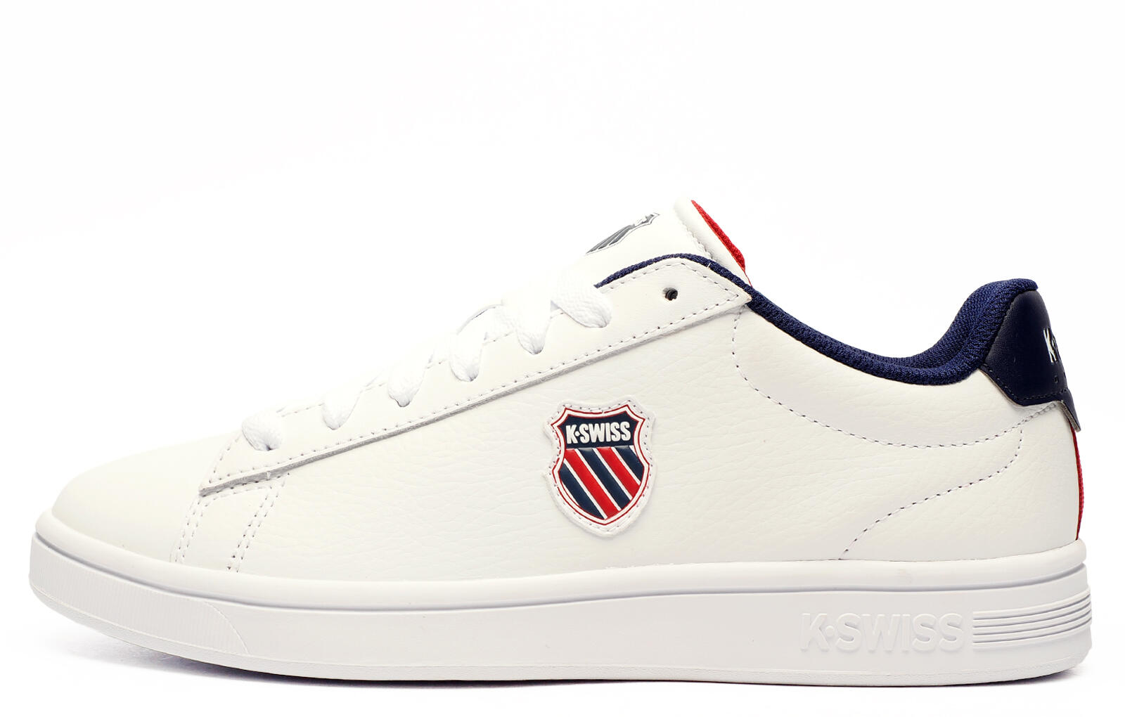 Men's Court Athletics Trainers - Leather/Synthetic - Court Shield II - White 1/5