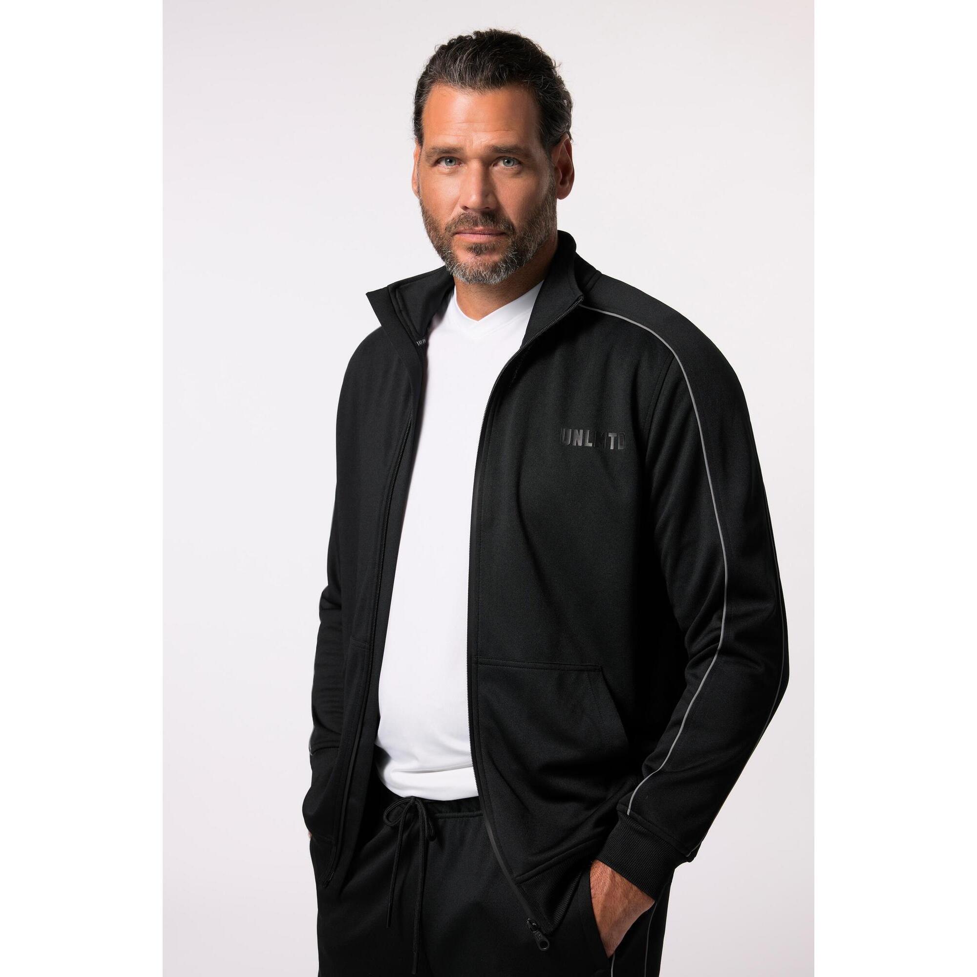Jay-pi - Hommes Veste En Molleton Collection Fitness - Sweat Zippé - Noir - Decathlon