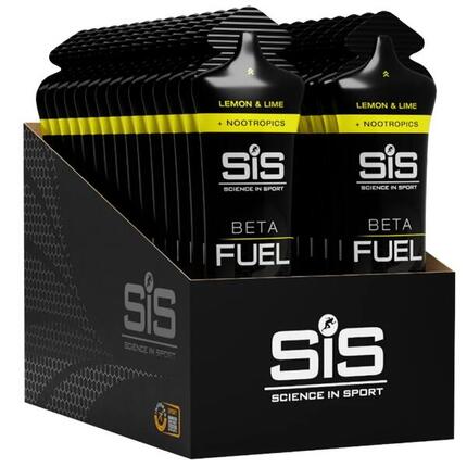 SIS Beta Fuel Gel + Nootropics (30x60ml) Lemon & Lime - Energie & Ausdauer