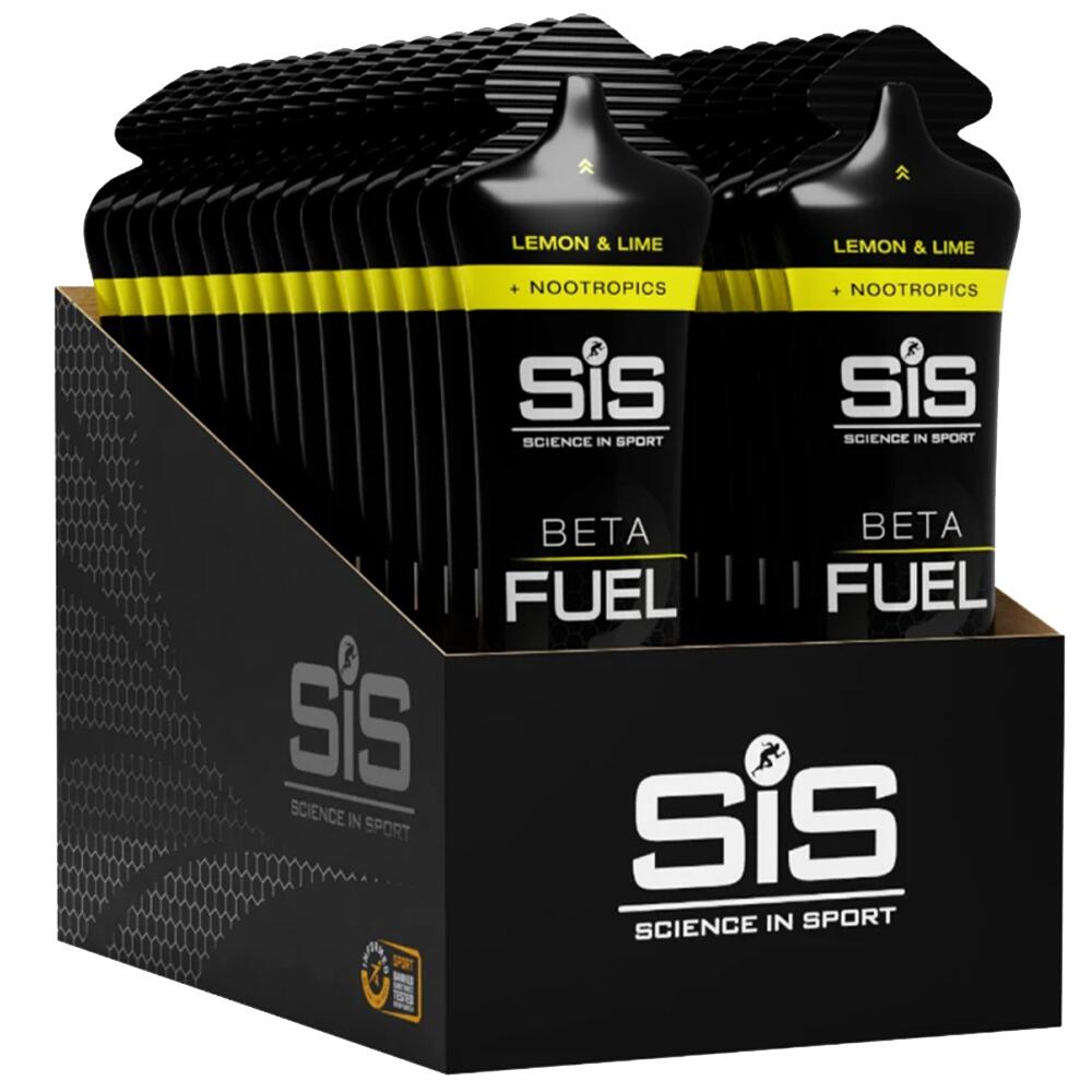 Science In Sport - Sis Beta Fuel Gel + Nootropics (30x60ml) Lemon & Lime - Énergie Et Endurance - Sirop Isotonique - 60 Ml - Decathlon