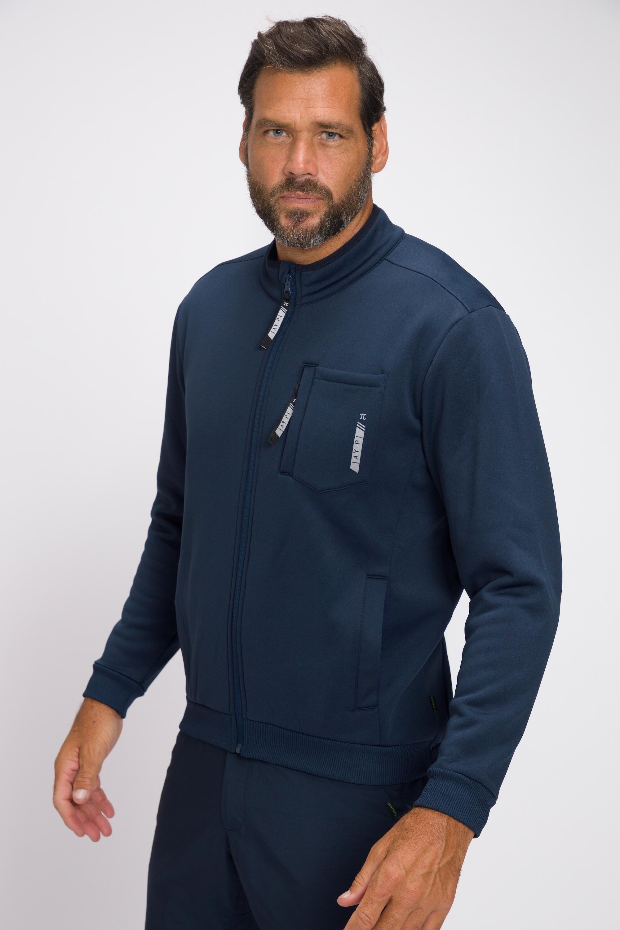 JAY-PI Giacca da ciclismo JAY-PI Softshell FLEXNAMIC® blu con collo alto