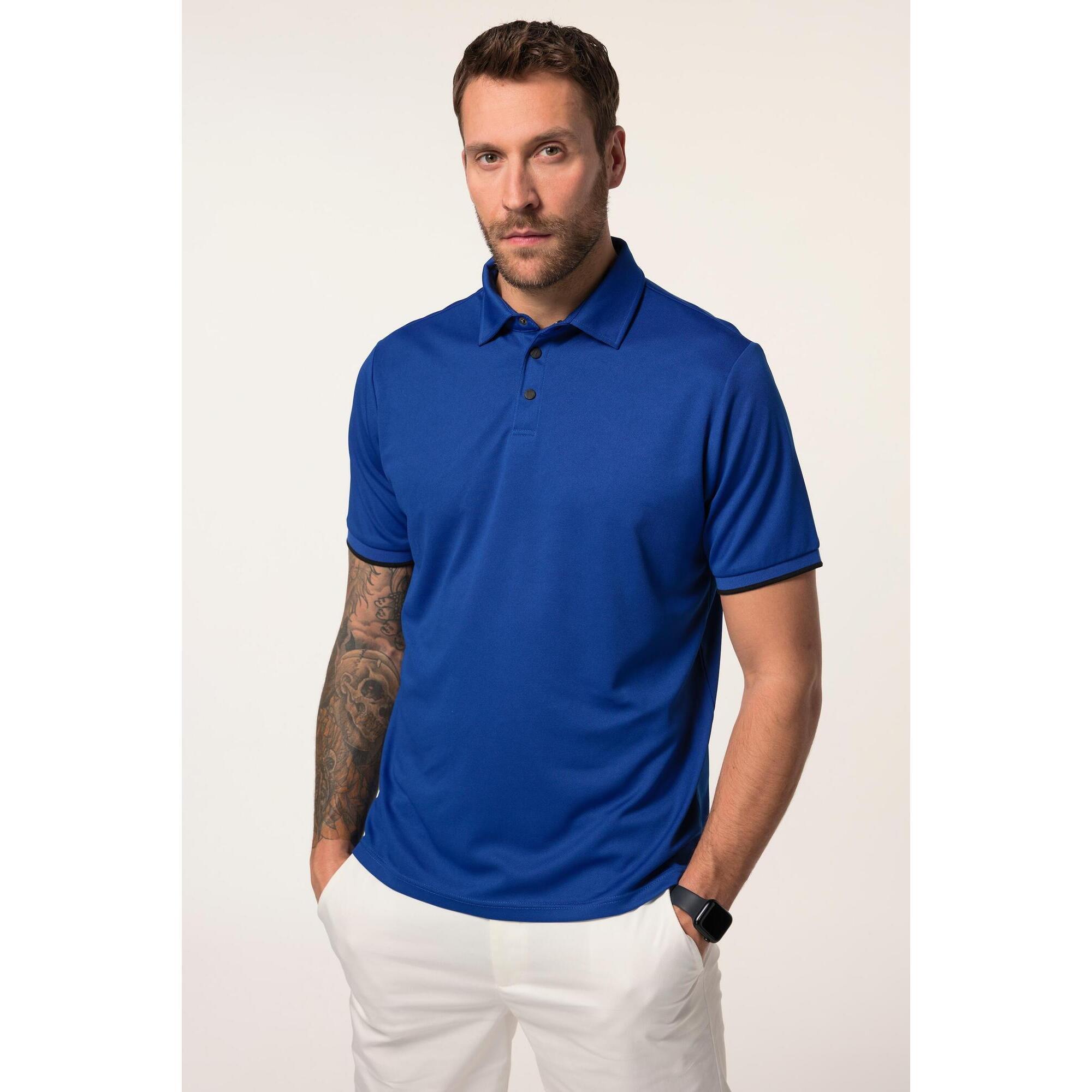 Jay-pi - Hommes Polo Manches Courtes Et Boutons-pression - Polo Manches Longues - Bleu - Decathlon