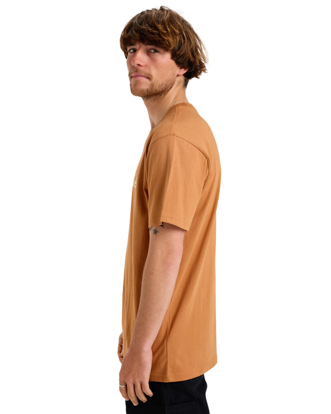 T-shirt à manches courtes EV MINI LOGO 2024 Marron Homme 3/4