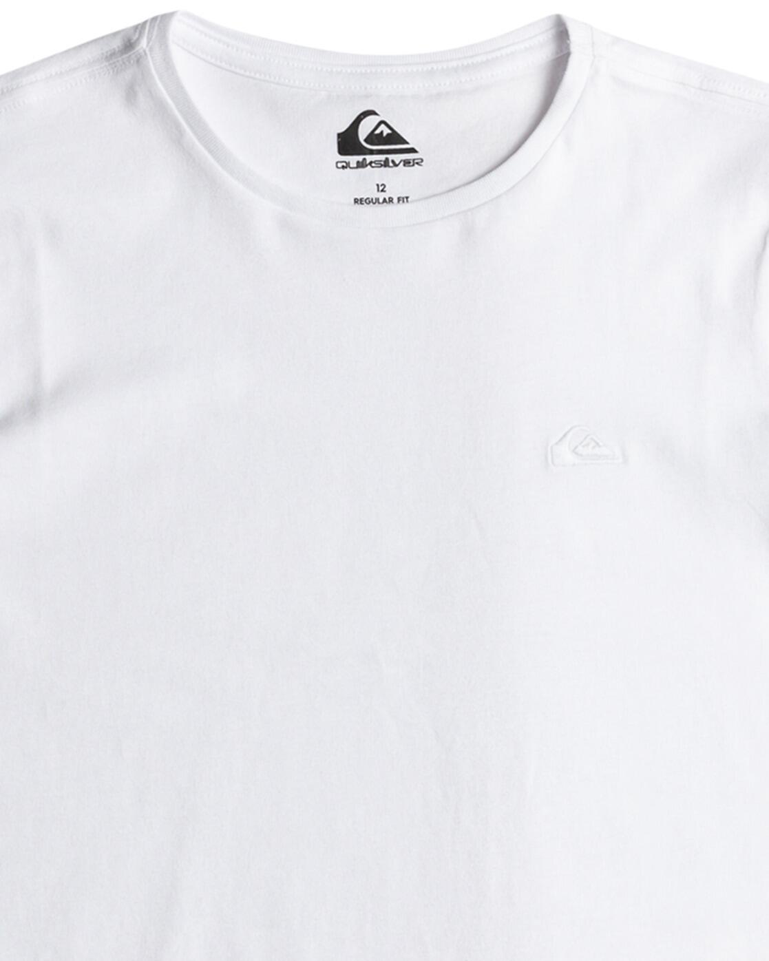 Camiseta de manga corta BASIC Blanco Niño 3/4