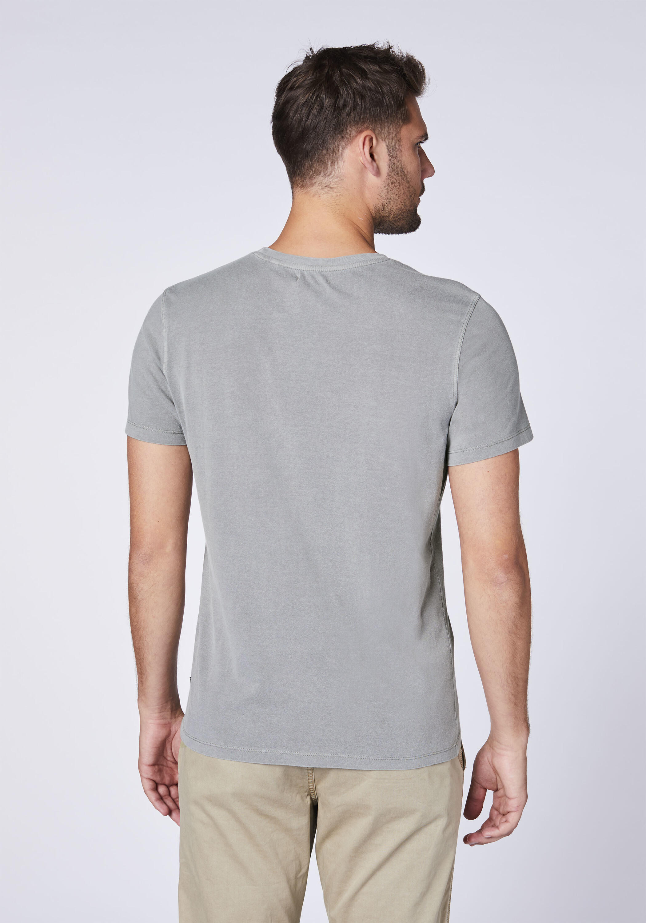 T-Shirt mit dezentem Jumper-Motiv 4/7
