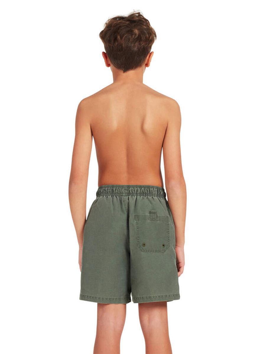 Spodenki Zoggs Boys Mosman Washed 15&Quot; W Kolorze Khaki, Rozmiar S 3/5