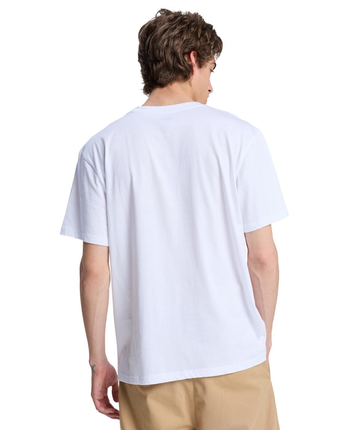 T-shirt à manches courtes BASIC Blanc Homme 2/4
