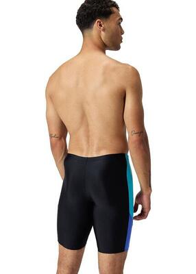 Speedo dive splice jammer heren zwart/cobalt pop uk 38