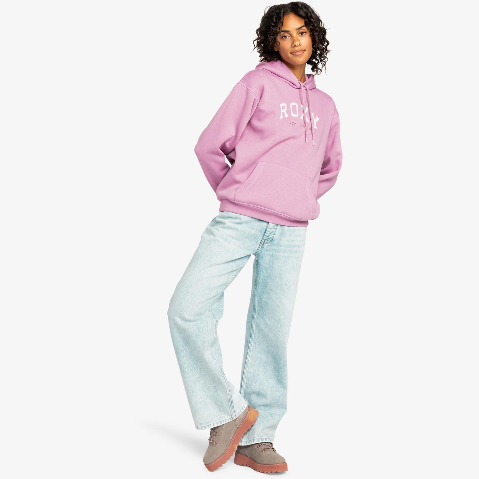 Felpa con cappuccio Roxy modello ERJFT04899-PJP0 per donne 5/5