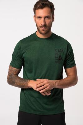 Heren t-shirt outdoor halve mouwen borstprint quickdry
