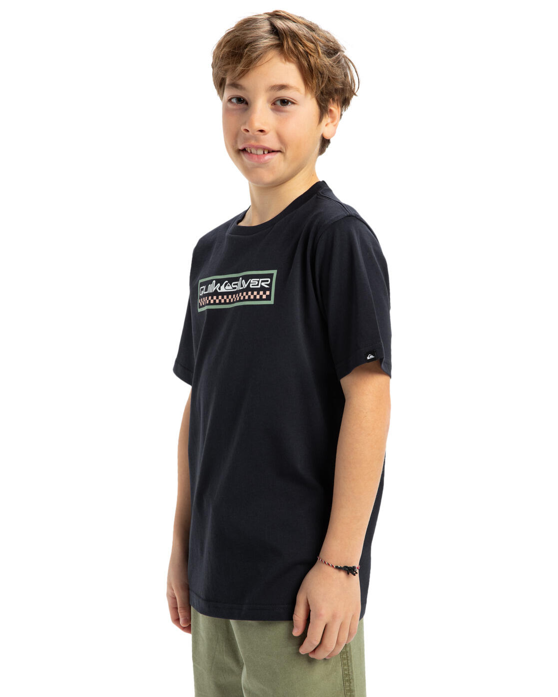 Maglia a maniche corte Quiksilver modello 077-50662406553939 per ragazzi 3/4