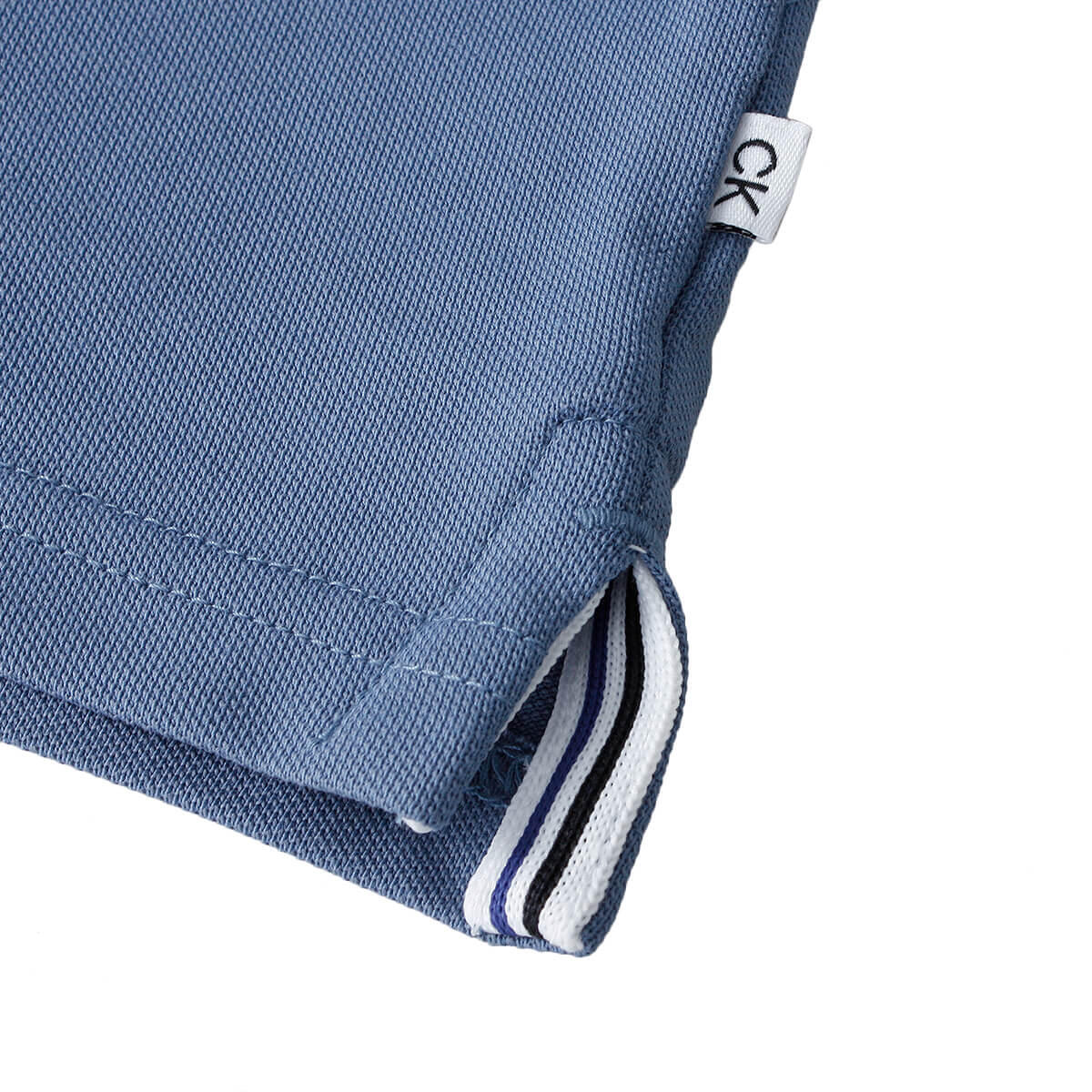 Calvin Klein Mens Campus Coastal Polo Shirt - Denim Blue - XXXXL 4/4