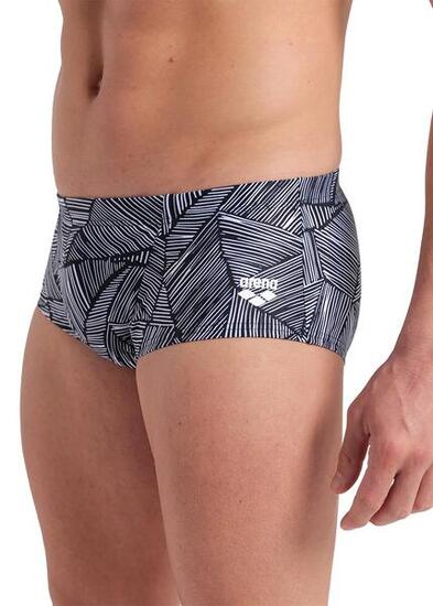 Arena Overview Swim Low Waist Short - Bianco Multi - UK taglia 38