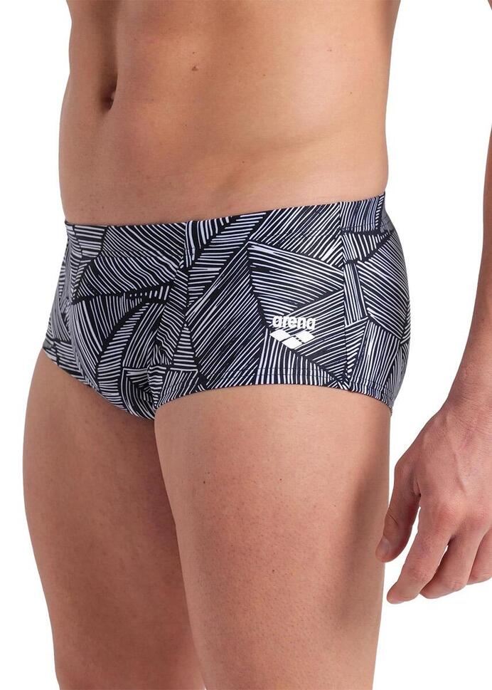 Arena Overview Swim Shorts Z Niskim Stanem - Biały Wielokolorowy - Rozmiar 40