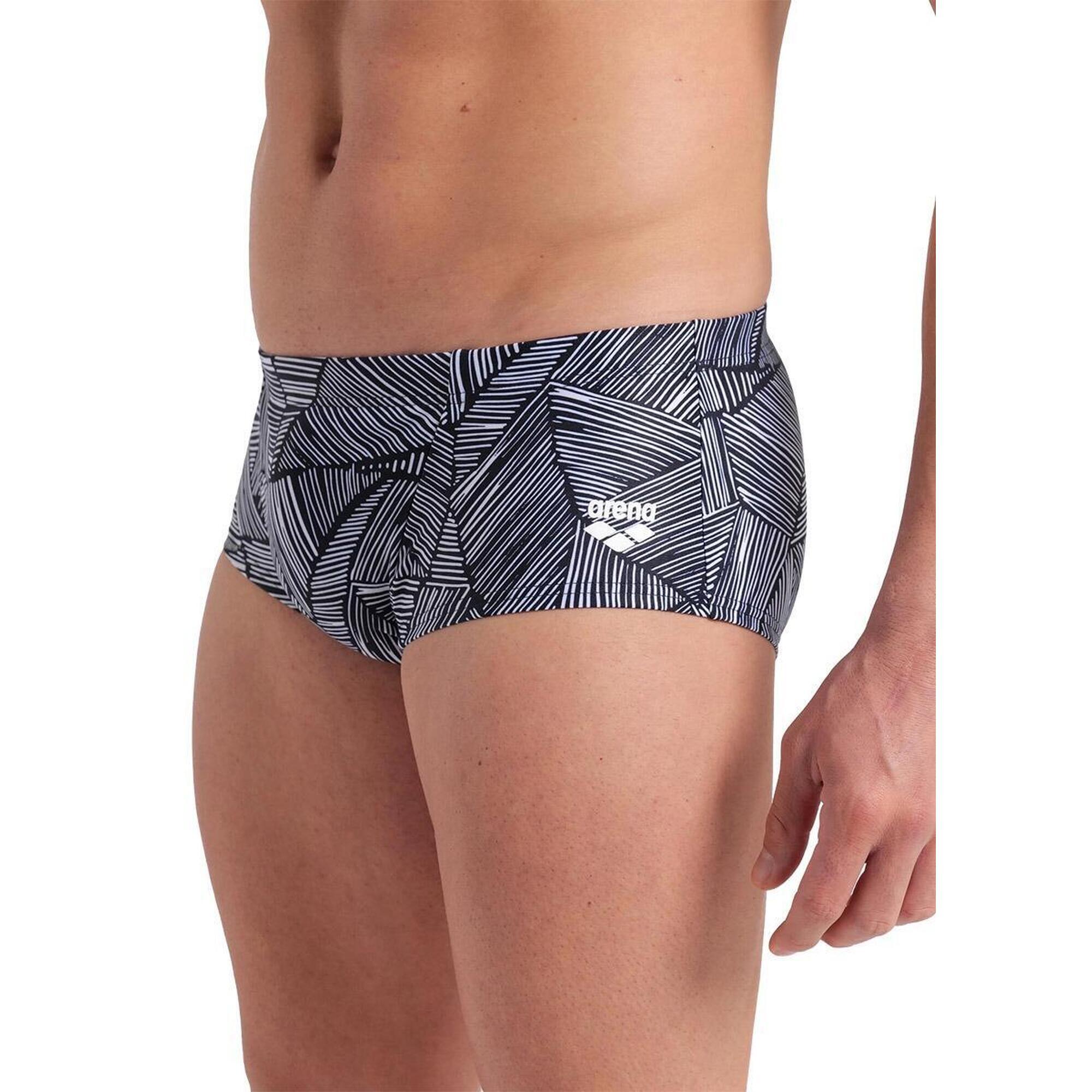 Arena Overview Swim Shorts Z Niskim Stanem - Biały Wielokolorowy - Rozmiar 40