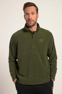 Heren fleece pullover outdoor troyer opstaande kraag