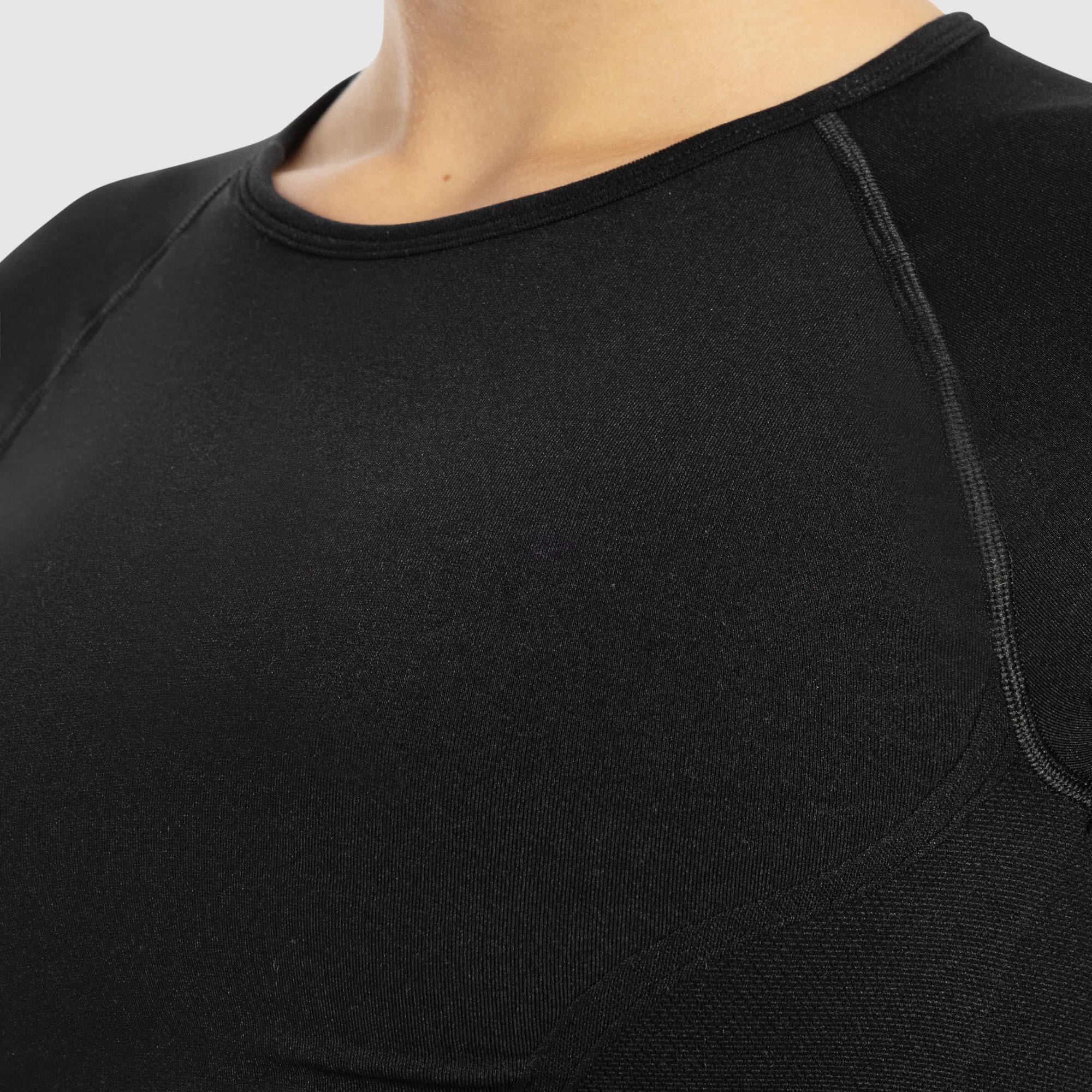 Damen Crop Shirt Soheli Schwarz 4/5