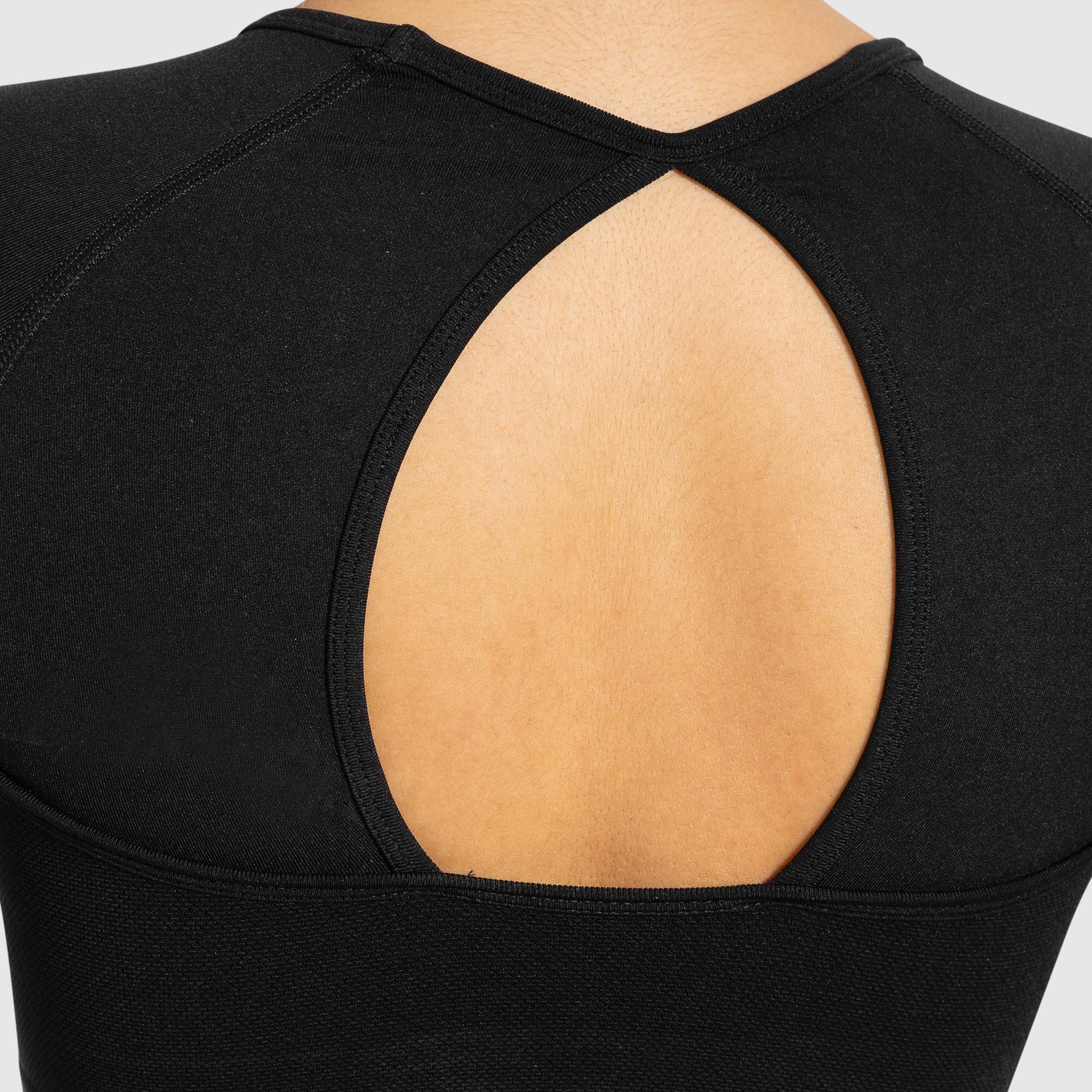 Damen Crop Shirt Soheli Schwarz 5/5