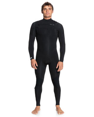 Chest-Zip-Neoprenanzug 3/2MM EVERYDAY SESSIONS 2024 Schwarz Herren