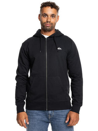 Sweat à capuche zippé BASIC ZIP Jaune Homme