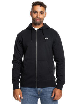 Hoody met rits over de hele lengte basic zip schwarz heren