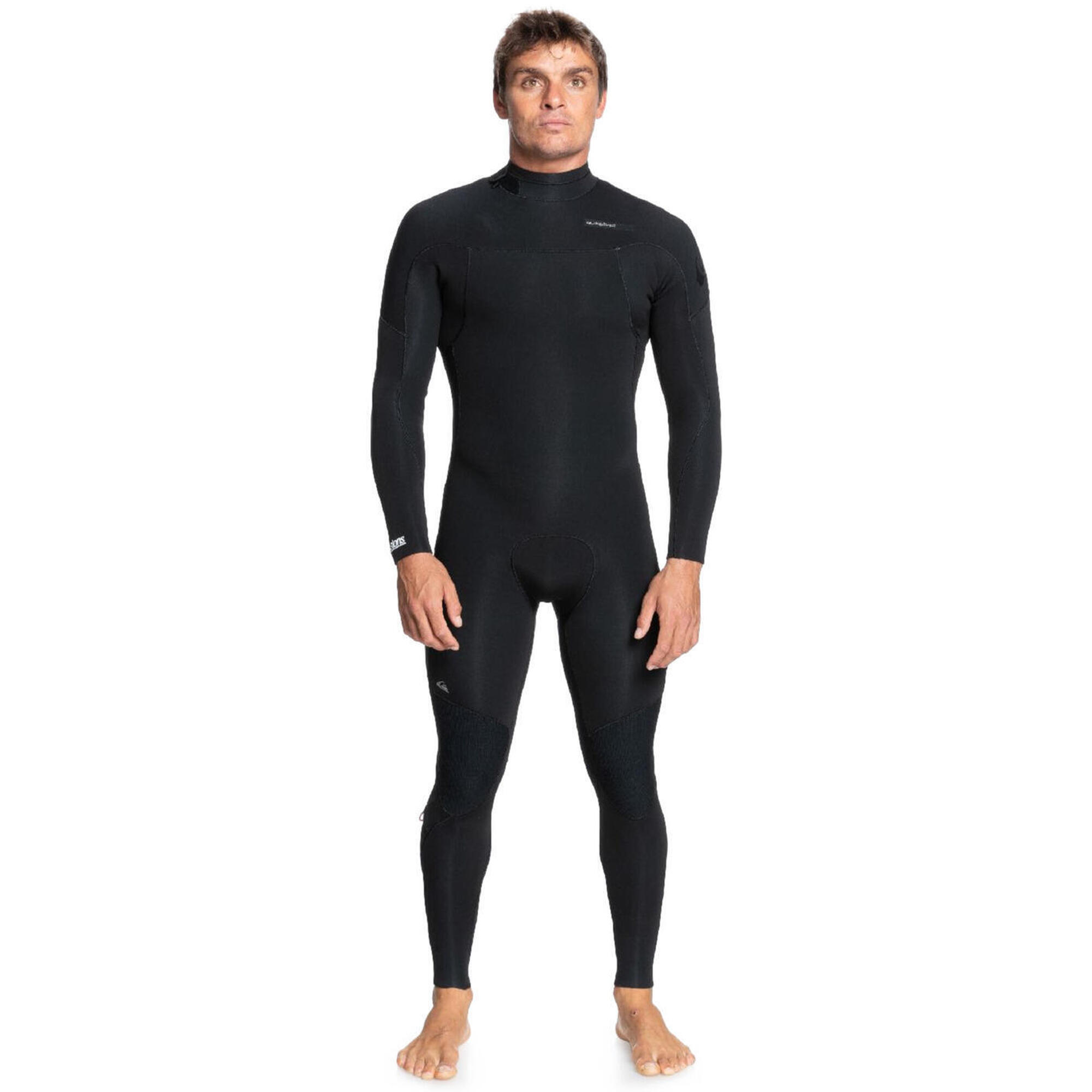 Quiksilver - Combinaison De Surf Back Zip 3/2mm Everyday Sessions Noir Homme - Combinaison Néoprène - Noir - Decathlon
