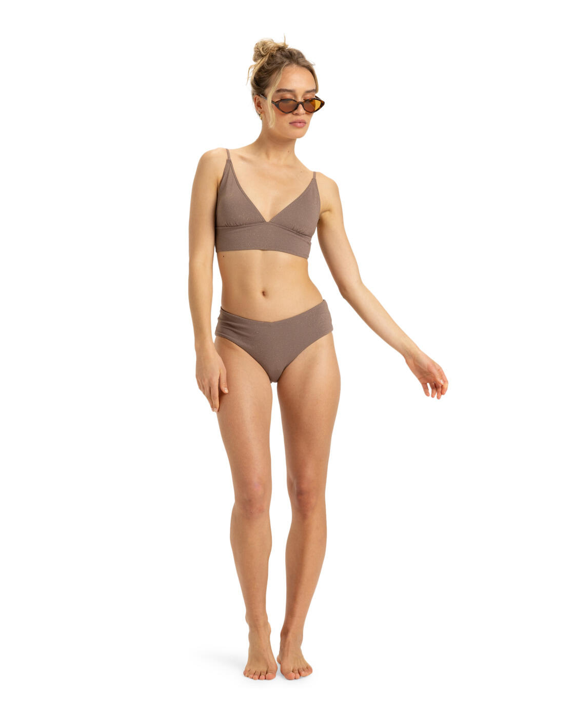 Bas de maillot de bain classique LASCA Marron Femme 4/4