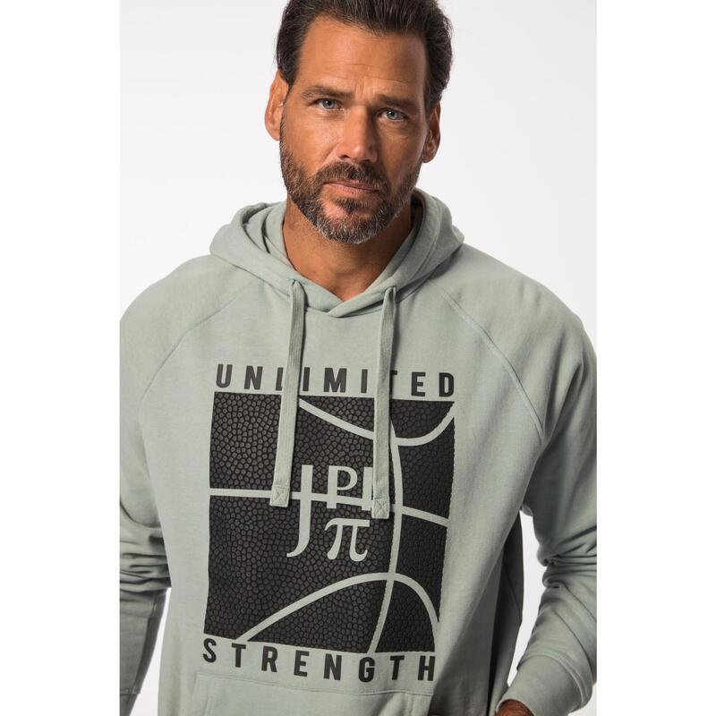 Męska Bluza z kapturem fitness koszykarski nadruk