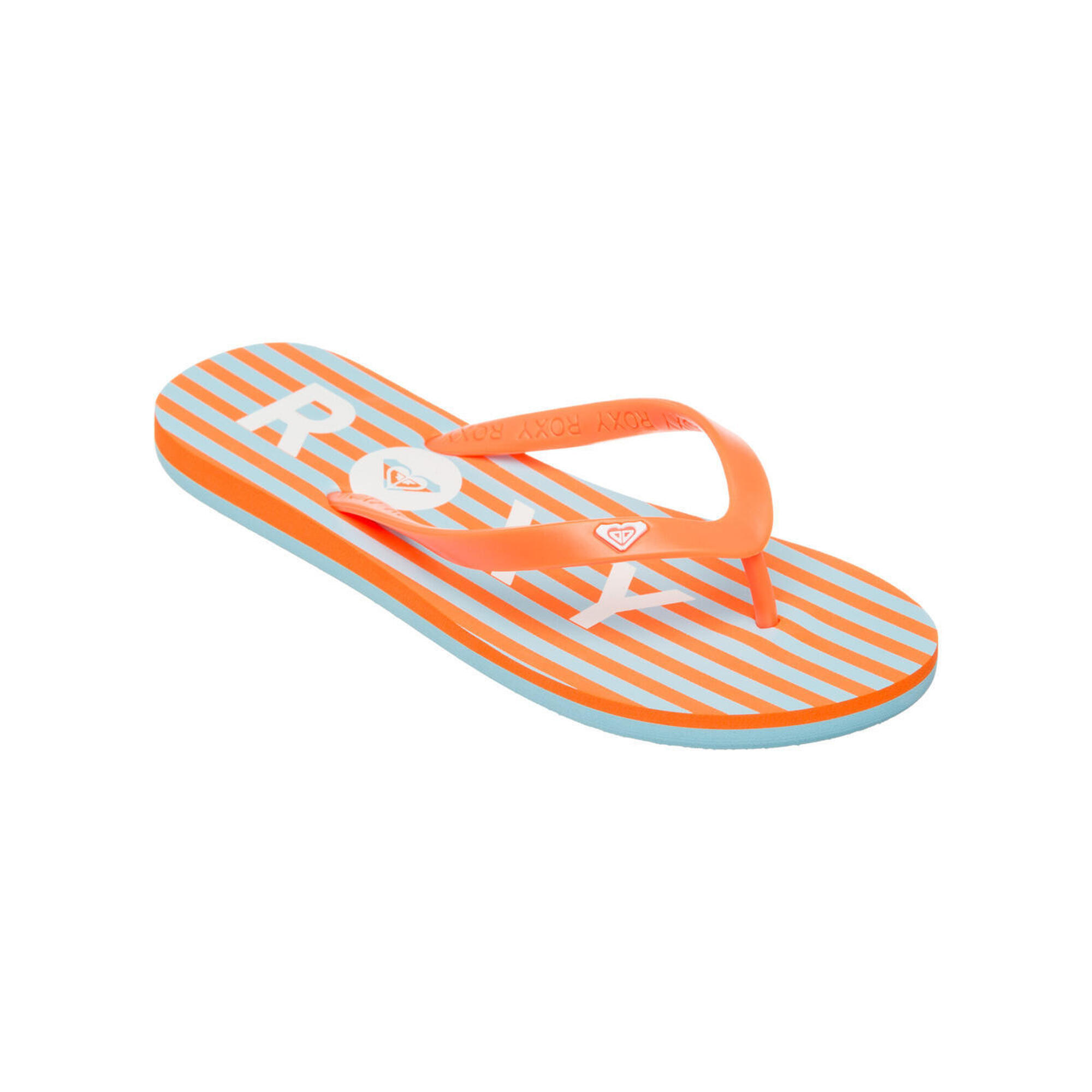 Roxy - Sandales Tahiti Orange Femme - Tongs - Orange - Decathlon