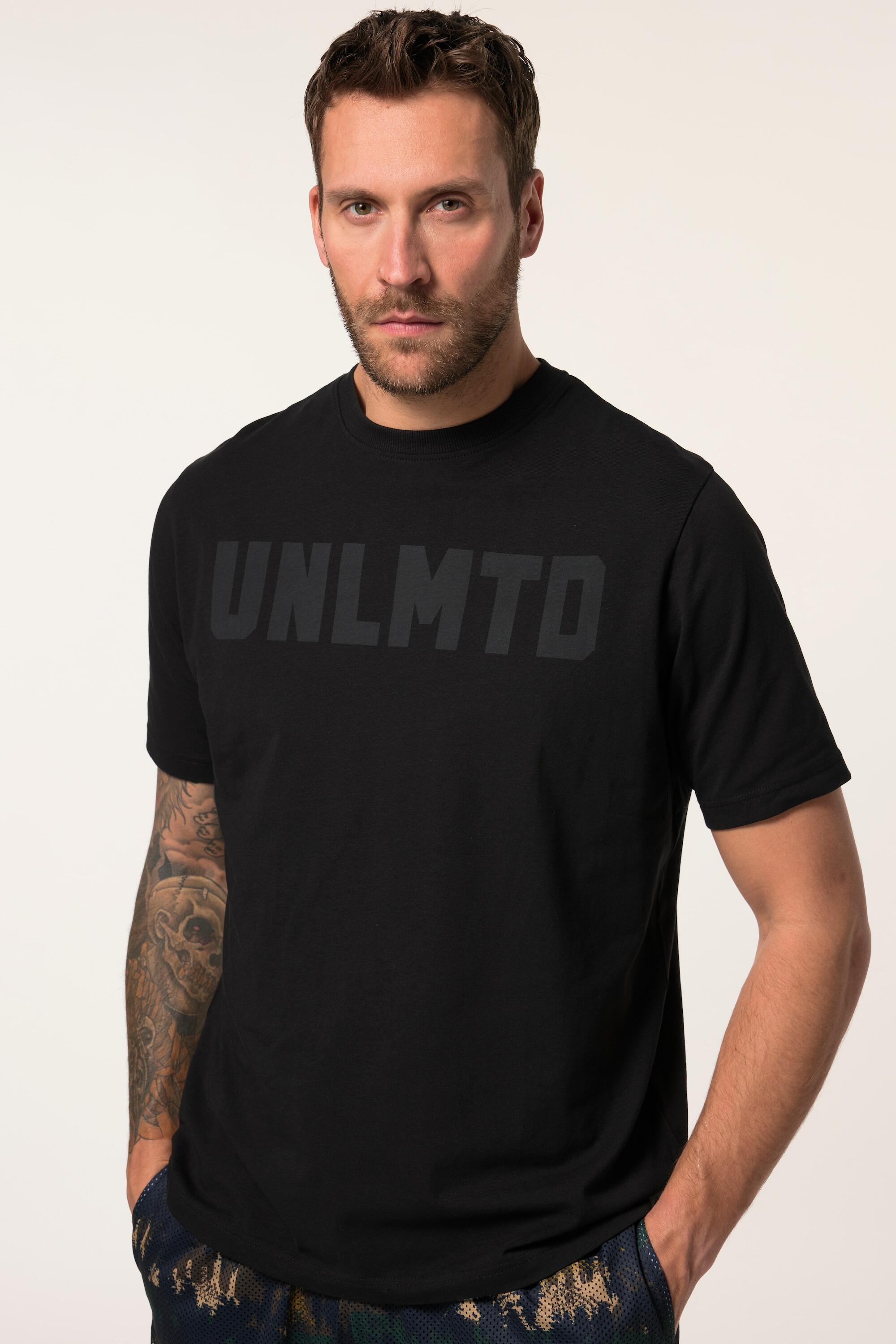 JAY-PI Men's JAY-PI T-shirt in Plus Size up to 7XL, Black Jersey