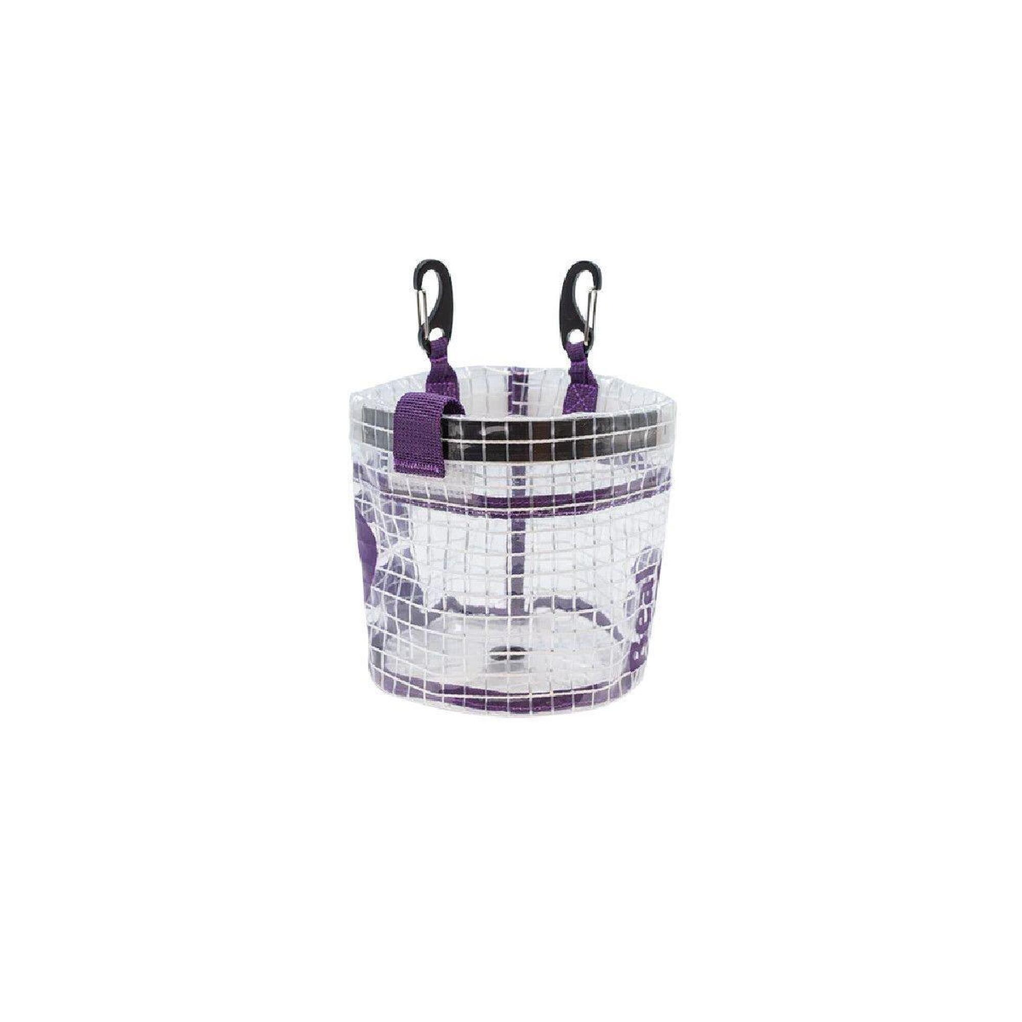 Beal - Pochette Seau Béal Glass Bucket Ii Transparente 1,8 L Clic Clac 16x16 Cm - Sac De Sport - Violet - 1,8 L - Decathlon