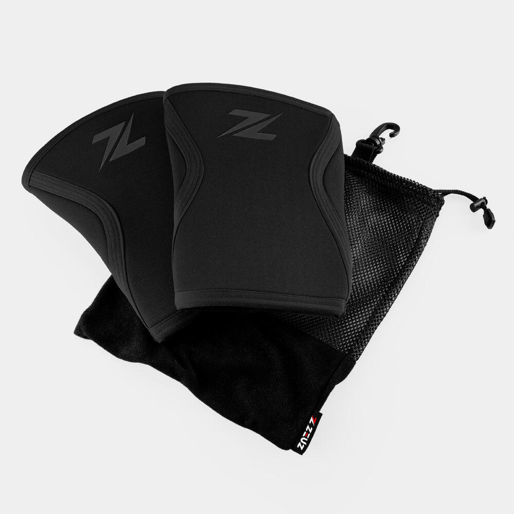 Genouillère ZEUZ Premium 2 pièces – Orthèses – 7 mm – Noir – Taille XS 2/6