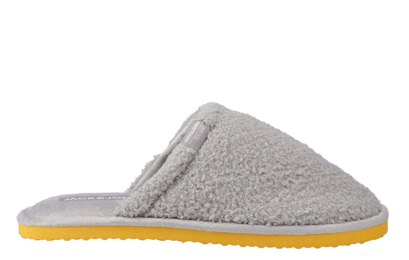 Jack & Jones Harry Men's Slippers, Grey, Cushioned Slip-On 1/5