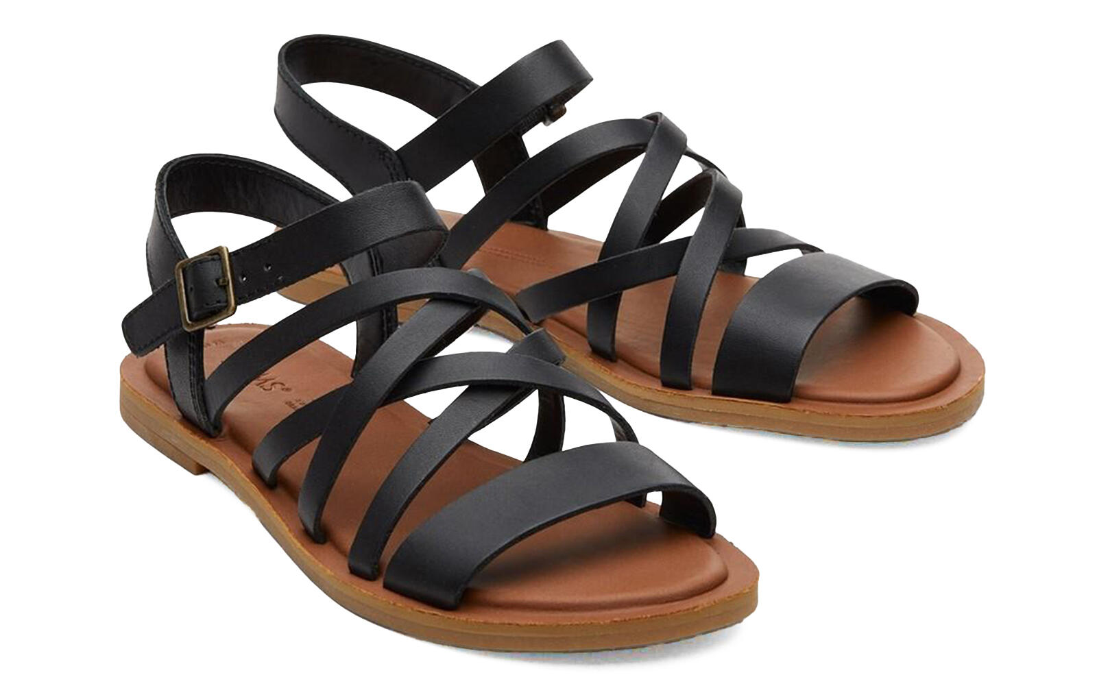 Toms Sephina Leather Womens Sandals 2/5