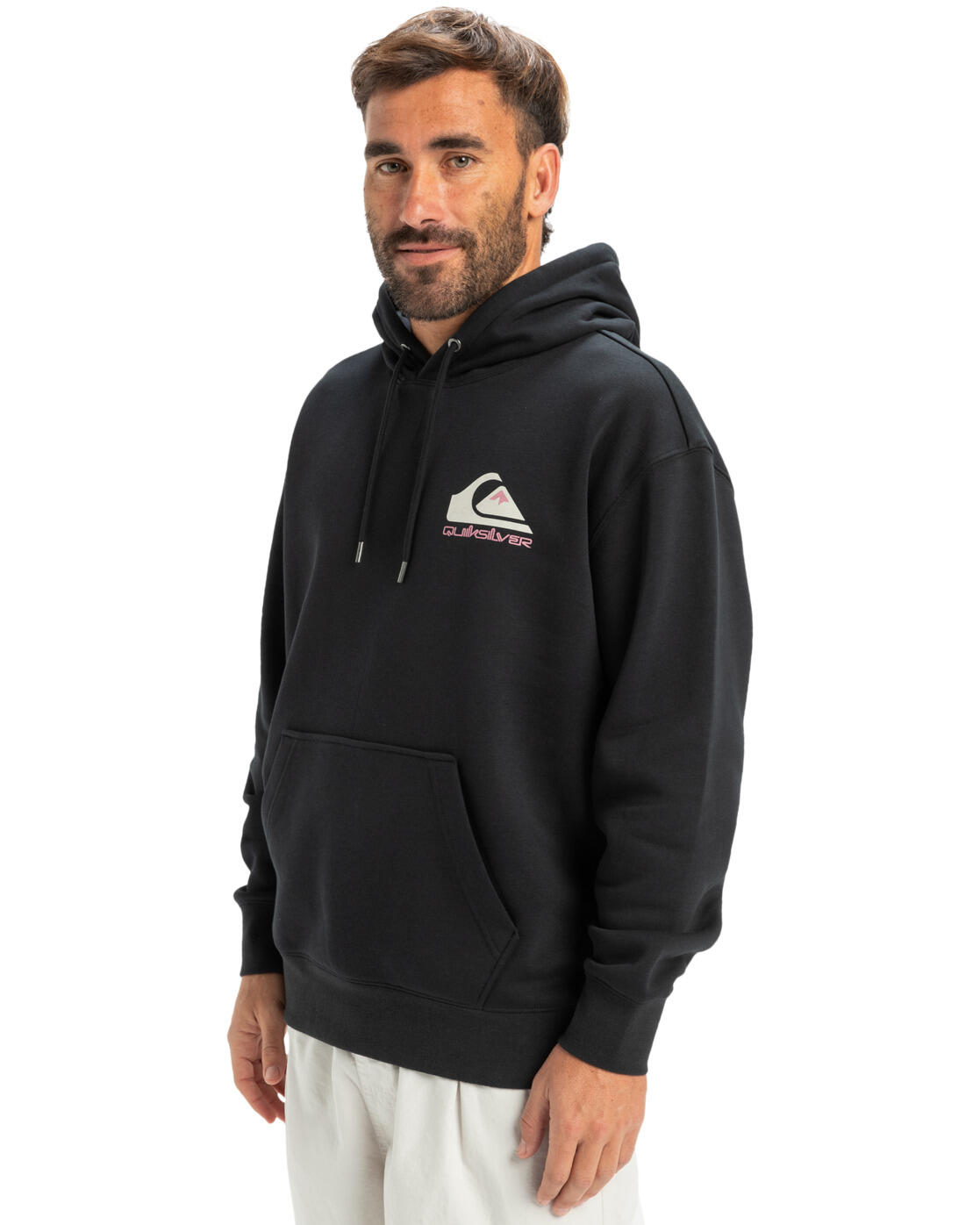 Kapuzenpulli OMNI LOGO Schwarz Herren 3/4