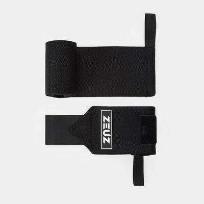 Zeuz 2 stuks wrist wraps voor fitness & crossfit – polsband – polsbrace – zwart