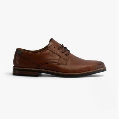 Rieker Herren Schnürschuhe Halbschuhe Leder Schuhe 13523-24 braun