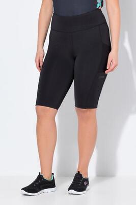 Damen Leggingshorts Elastikbund Mesh-Tasche recycelt