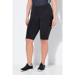 Femme Legging court en matière recyclée taille élastique et poche en mesh