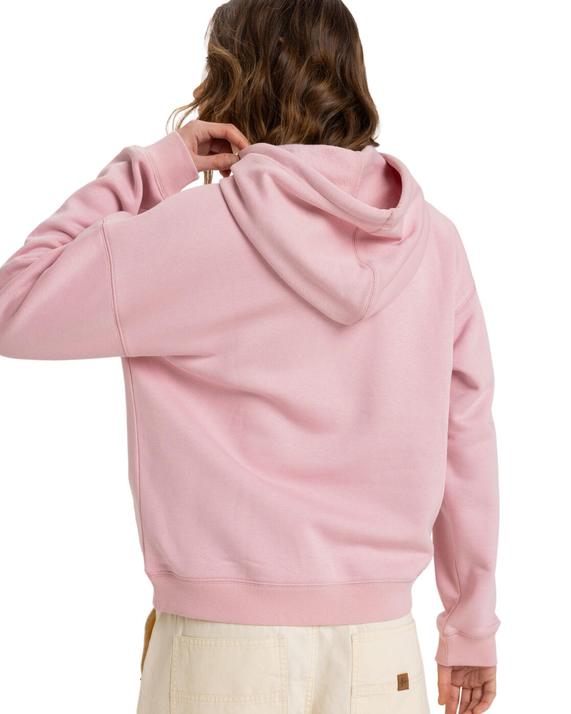 Roxy Perfect Place Hoodie-Bleached Mauve 2/4