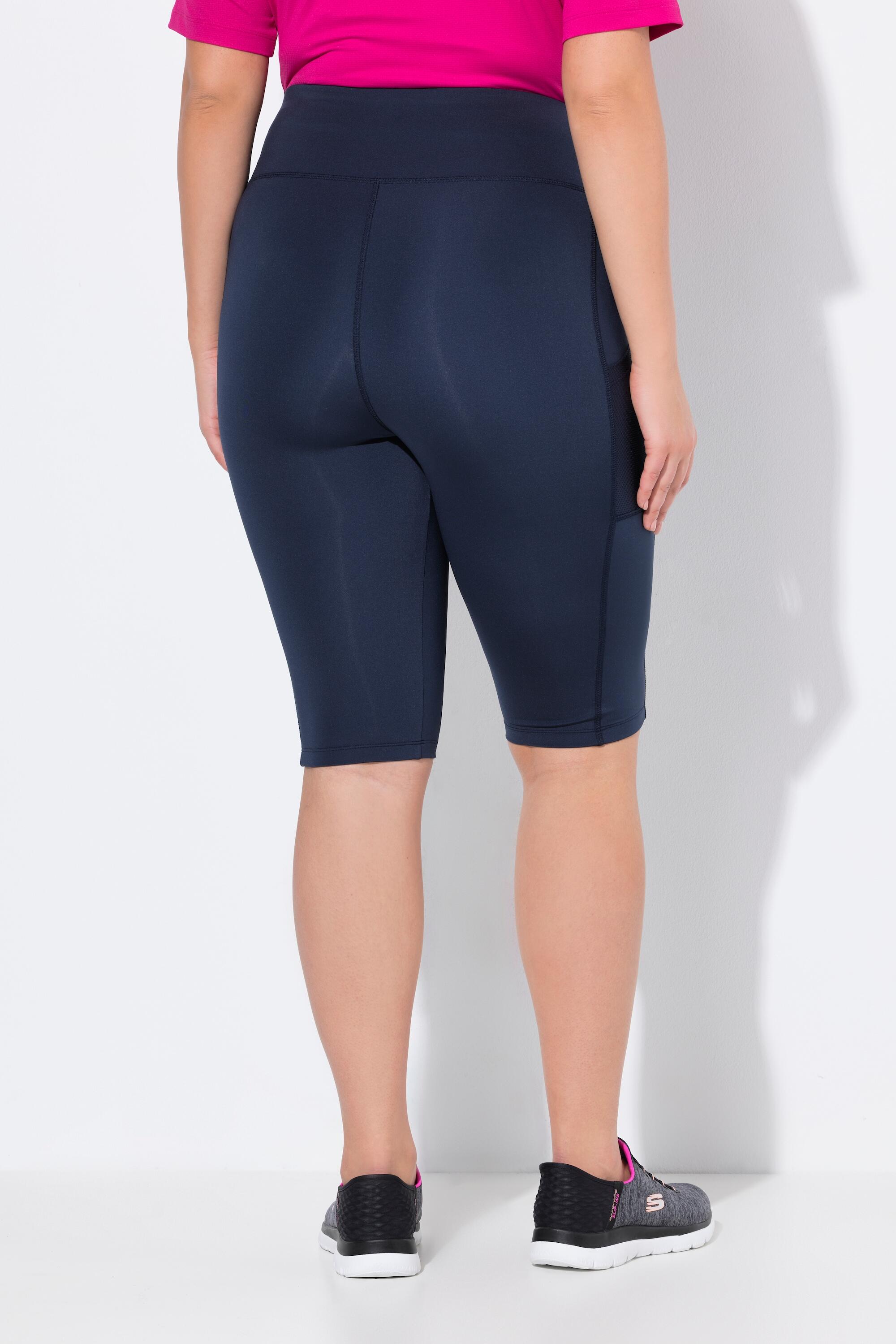 Femme Legging court en matière recyclée taille élastique et poche en mesh 2/6