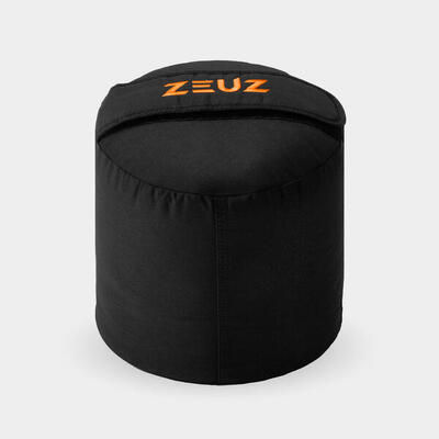 Zeuz powerbag 10 kg – core power bag – sandbag - 55 x 22 cm – zwart & groen