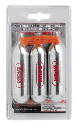 Barbieri CO2-pomp met 3×16g patronen