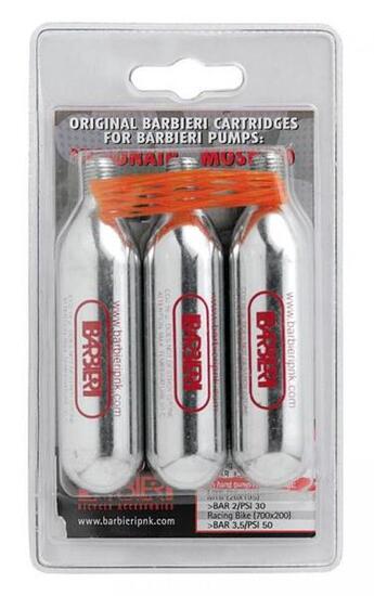Barbieri CO2-pomp met 3×16g patronen