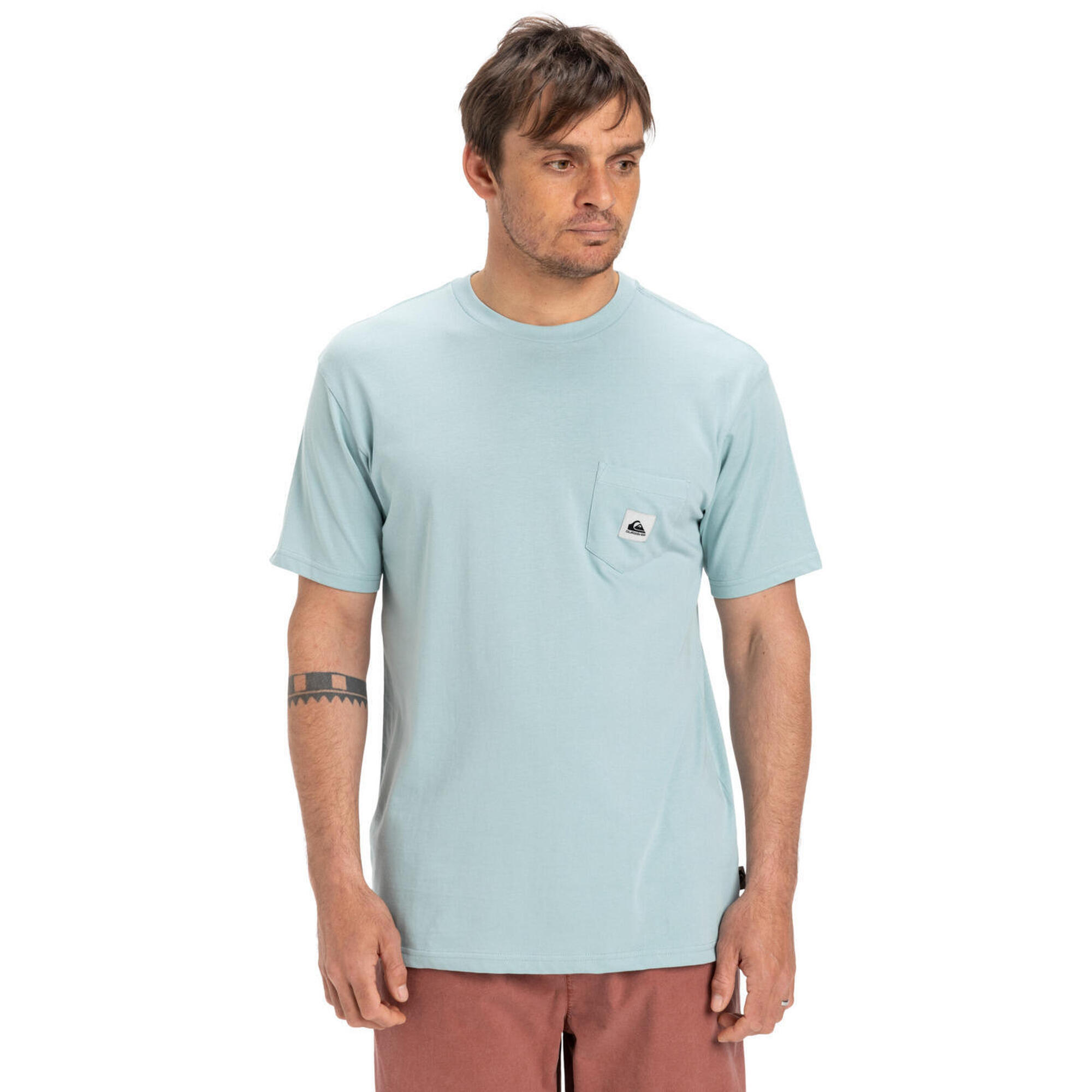 Quiksilver - T-shirt À Manches Courtes Salt Water 2024 Bleu Homme - T-shirt Manches Courtes - Bleu - Decathlon