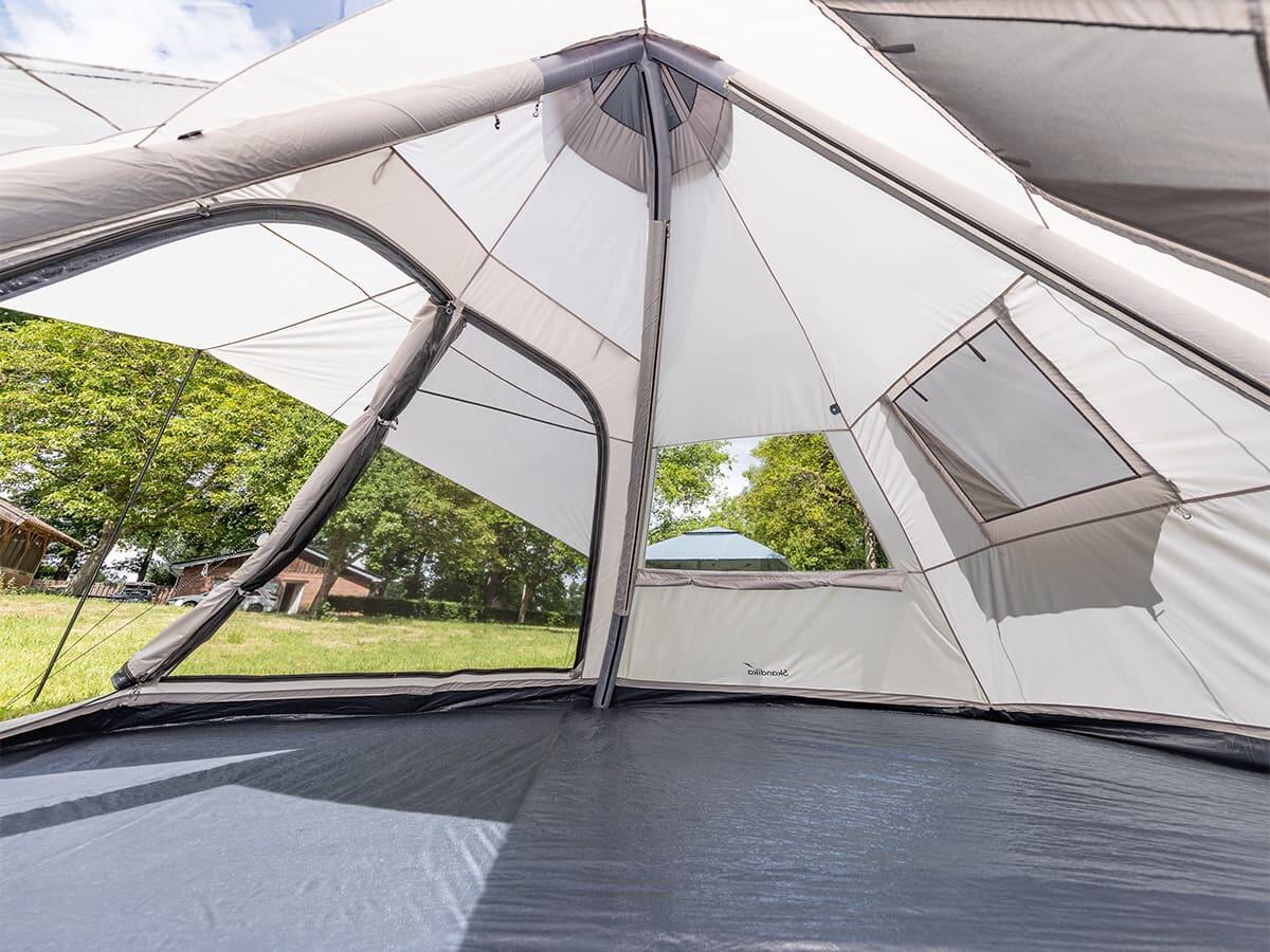 Opblaasbare familietent Tipi Hetta 460 Air Protect - 6 personen - Genaaide vloer 5/7