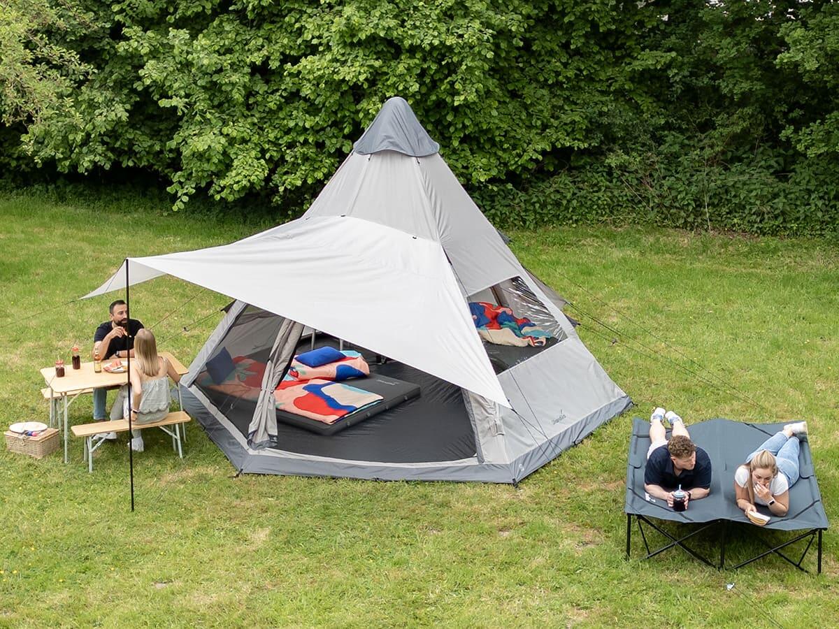 Segunda vita - Tienda de campaña hinchable - Tipi Hetta 460 Air Protect 3/7
