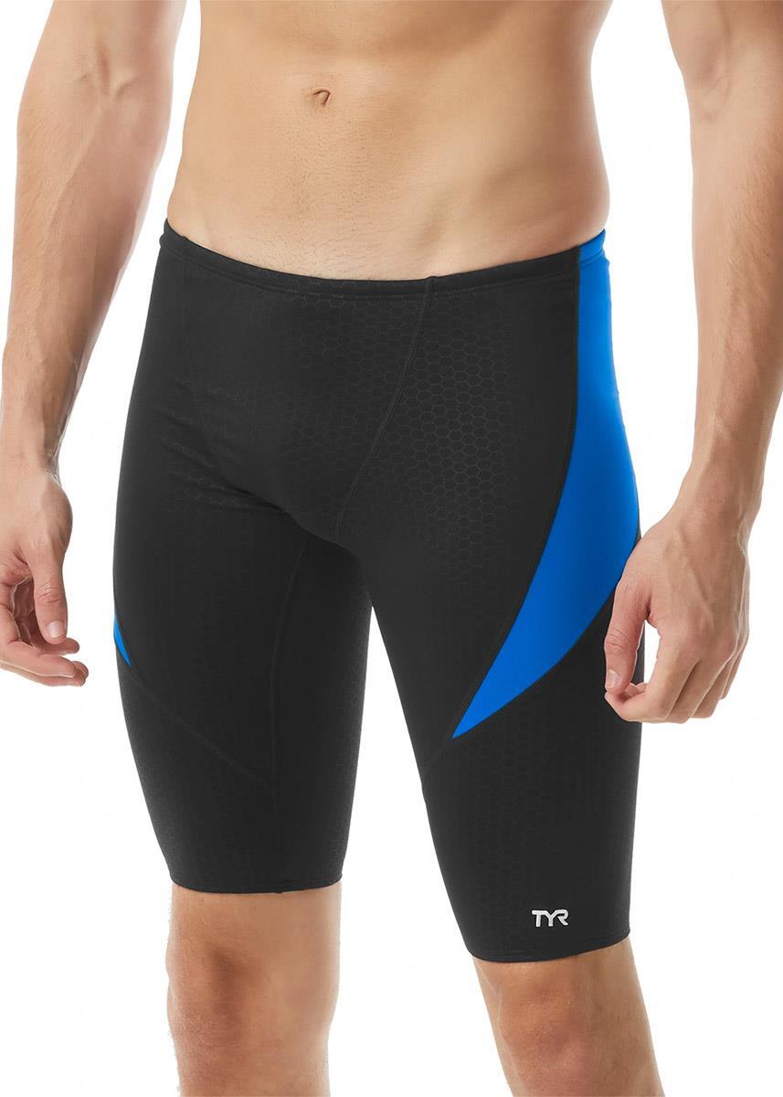 TYR Hexa Curve Splice Jammer - Zwart / Blauw - Maat 36 2/5