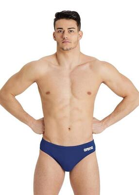 Arena team solid zwembroek - marineblauw / wit - uk maat 26